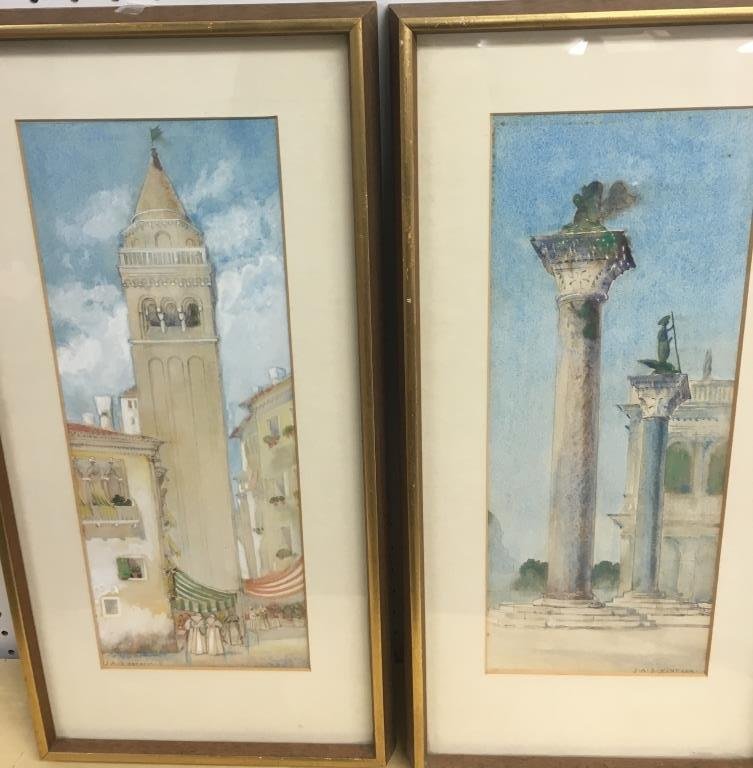 Schweinfurth, Am., Pr. Venetian Scenes, W/C's (1 of 6)