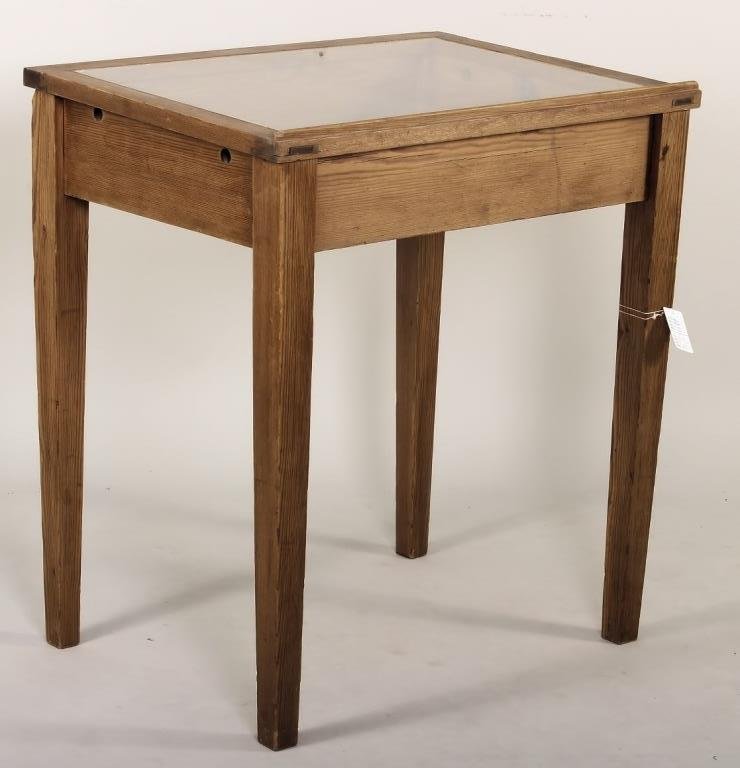 Wood Display Case with Lift Up Top (1 of 3)