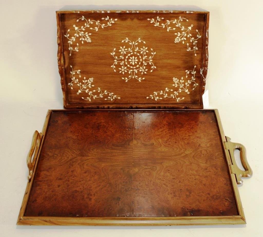 Middle Eastern Tray, Together with Reversible Tray (1 of 3)