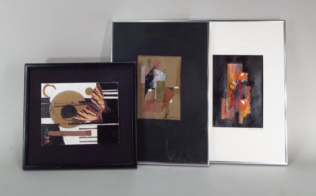 3 Lynne Flexner Berger 20thc Collages (1 of 3)