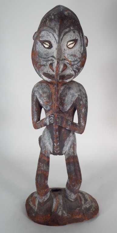 Carved Wood Figure, Sepik River, New Guinea (1 of 7)