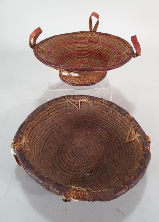 Two Sepik River Raffia Baskets, New Guinea (1 of 5)