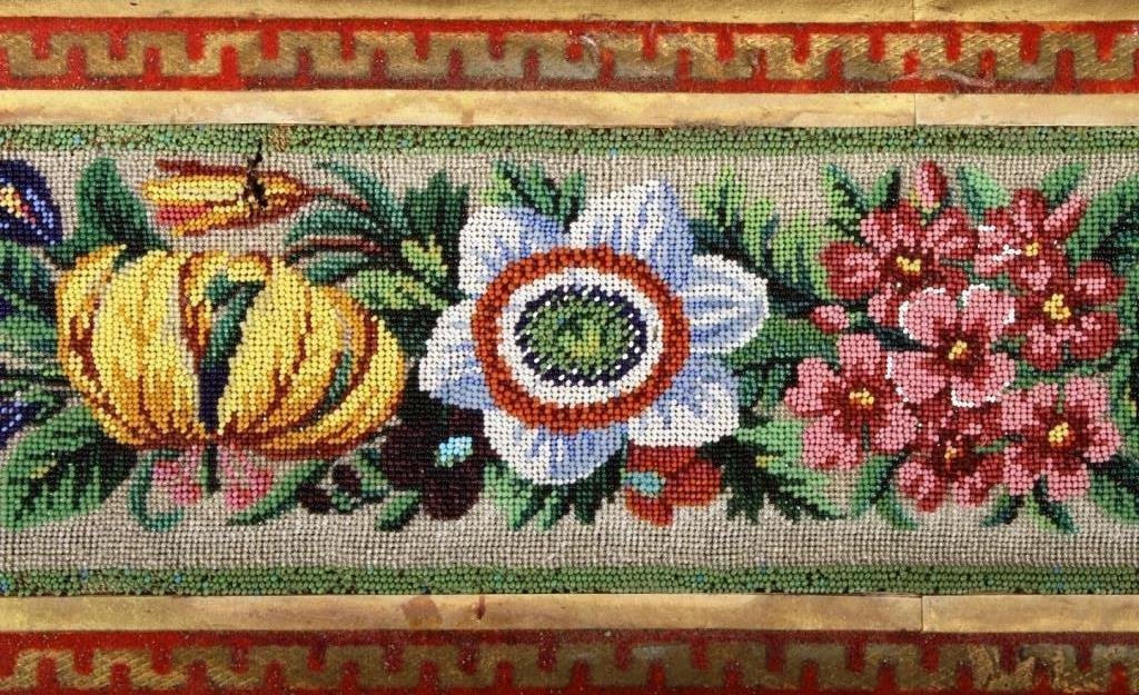 Needlework Panel and Machine Made Tapestry Panel (1 of 5)
