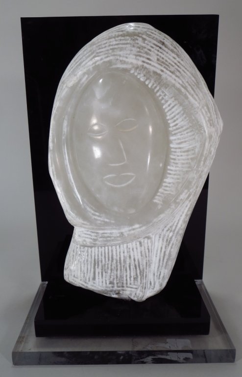 Modern Sculpture on Lucite Base (1 of 5)
