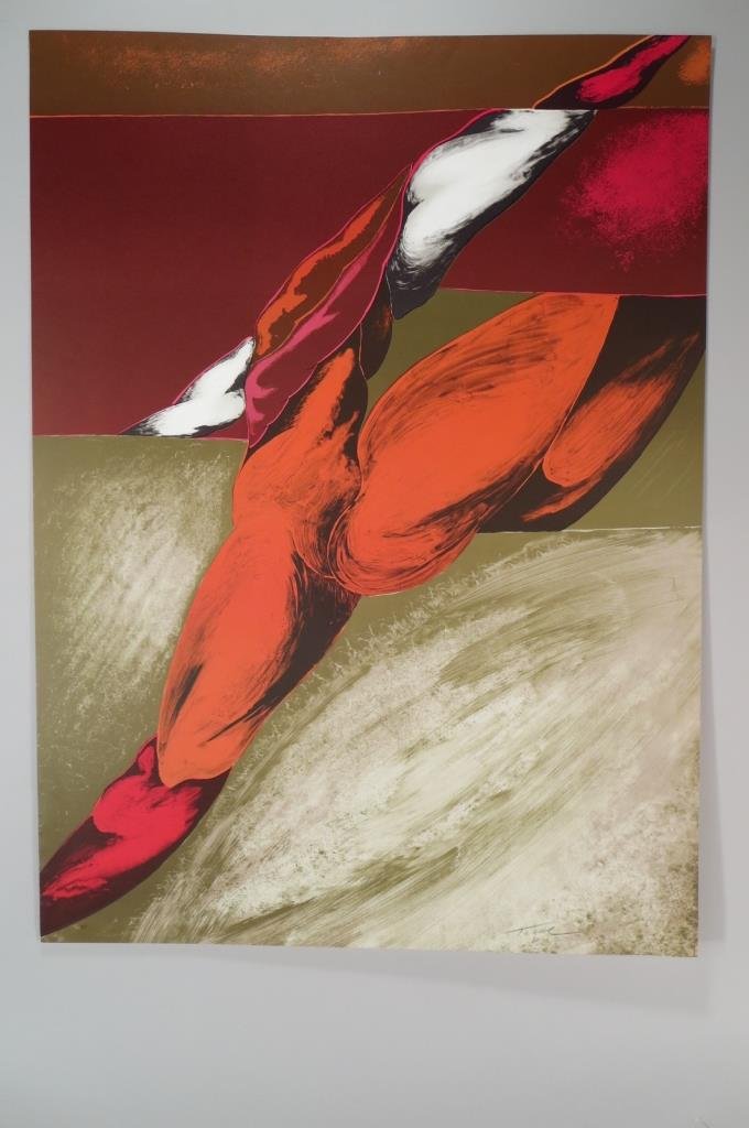 Mario Toral, Chilean, b. 1934, "Abstract 5", litho (1 of 1)