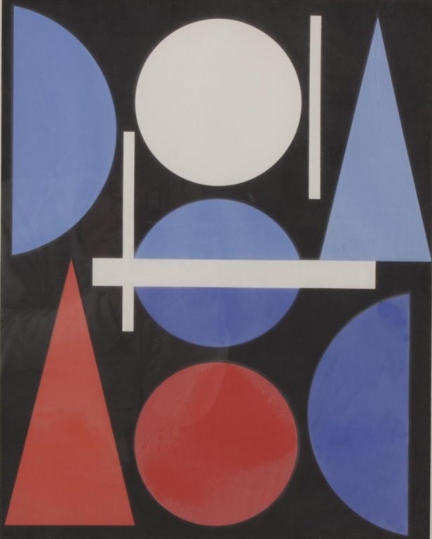 Auguste Herbin, French, 1882-1960, Screen print (1 of 4)