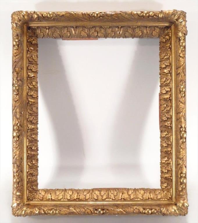 Sm Highly Ornate Gilt and Composition Picture fram (1 of 4)