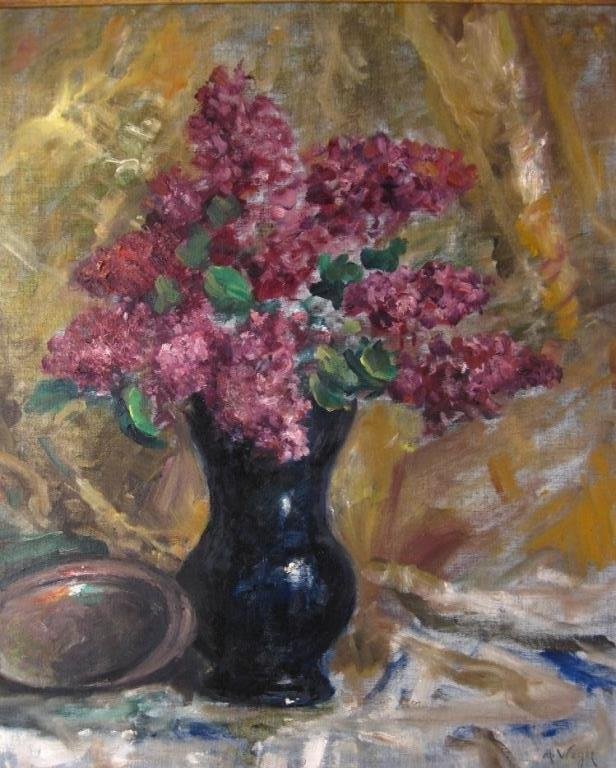 Marie Weger, 1882-1980, German/American, Violets (1 of 4)