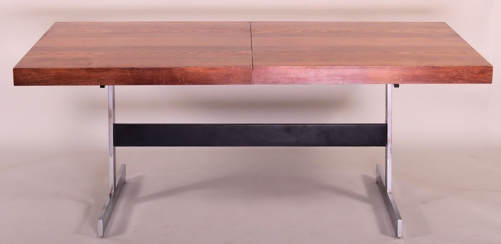 Extension Dining Table with Banded Oak Top (1 of 6)