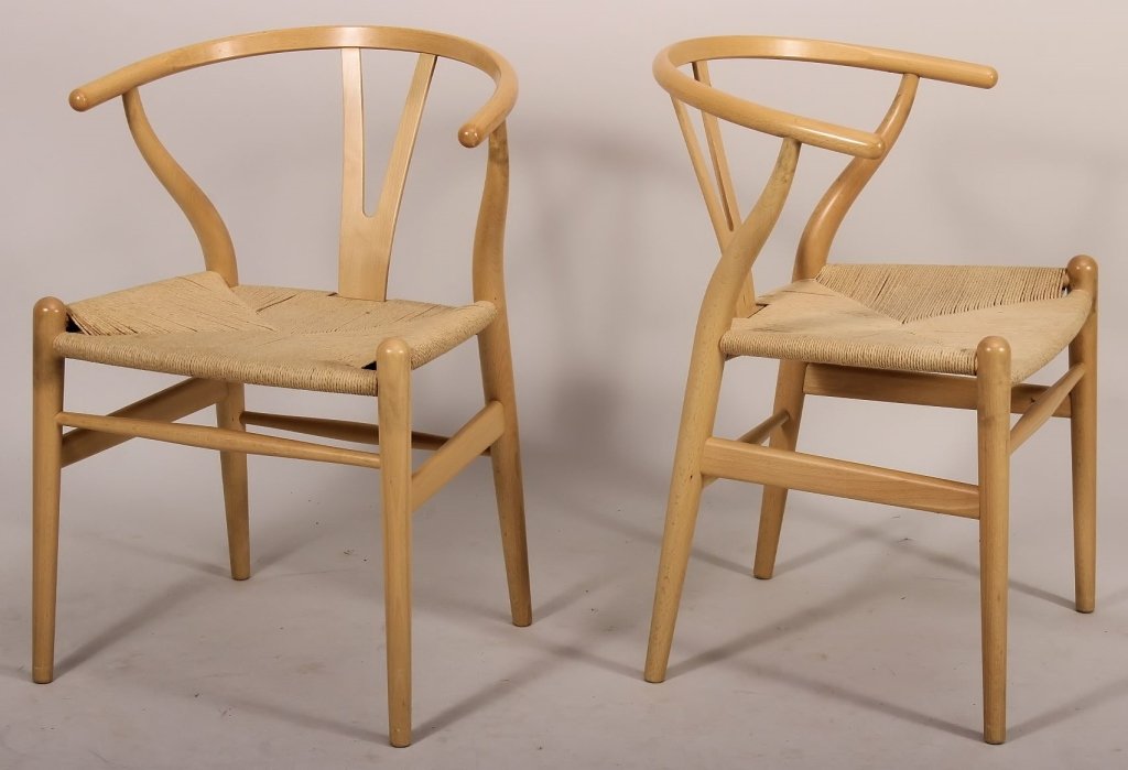 Pair of Hans Wegner Wishbone Chairs (1 of 6)