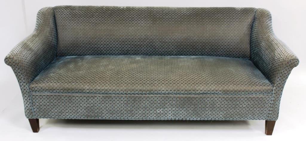 Angelo Donghia Silk and Chenille Sofa (1 of 3)