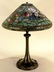 Tiffany Bronze & Leaded Glass 'Poppy' Lamp, 20th C - 3