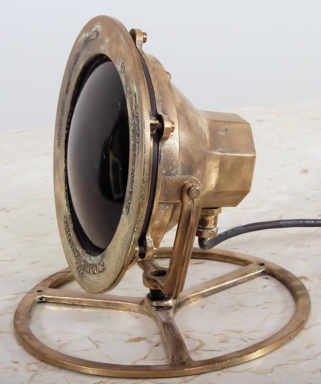 Vintage Underwater Brass Lamp (1 of 5)