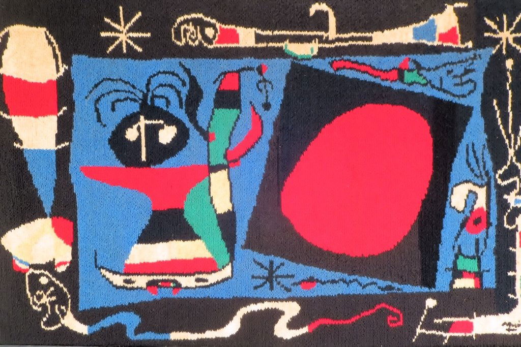 Midcentury Framed Abstract Tapestry (1 of 6)