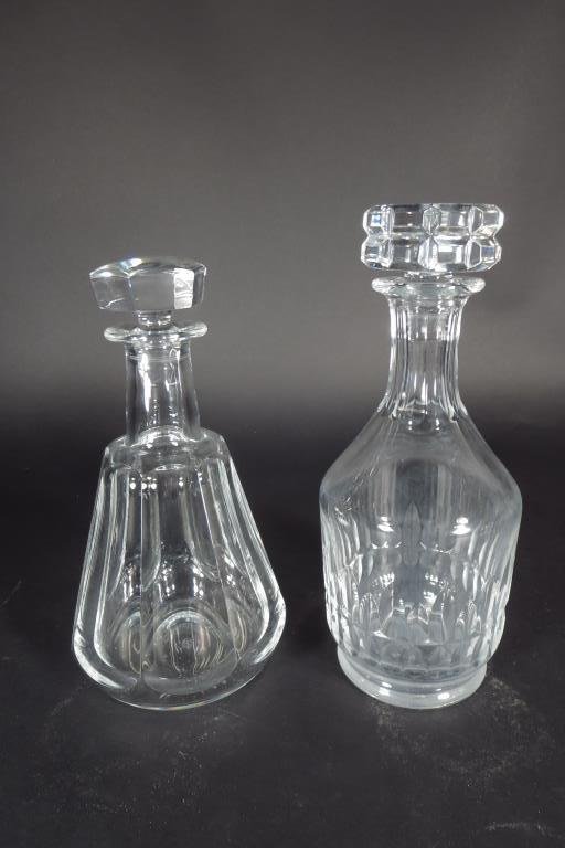 Two Baccarat Crystal Decanters. (1 of 7)