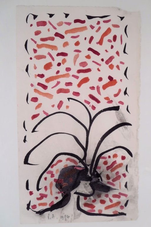 Pierre Alechinsky, Bel.,Untitled, Watercolor (1 of 8)