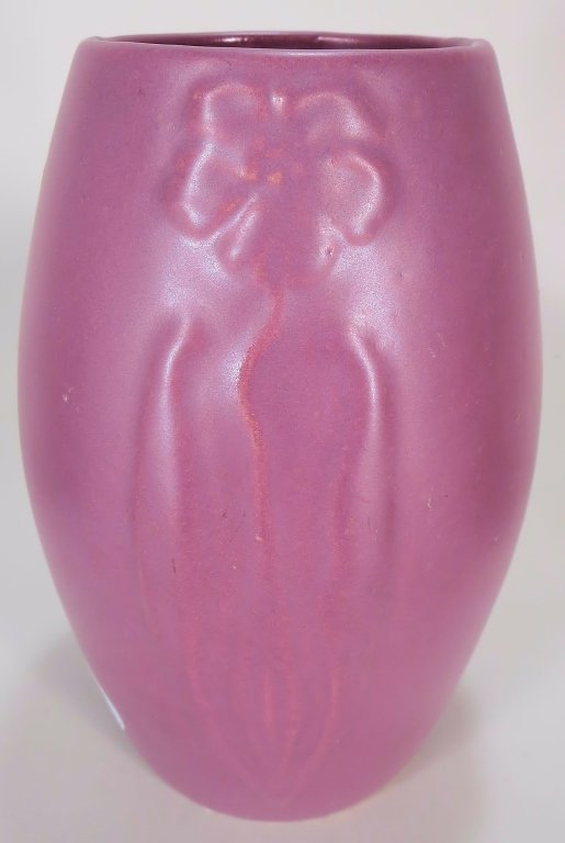 Teco Pottery Vase, two unsigned (1 of 6)