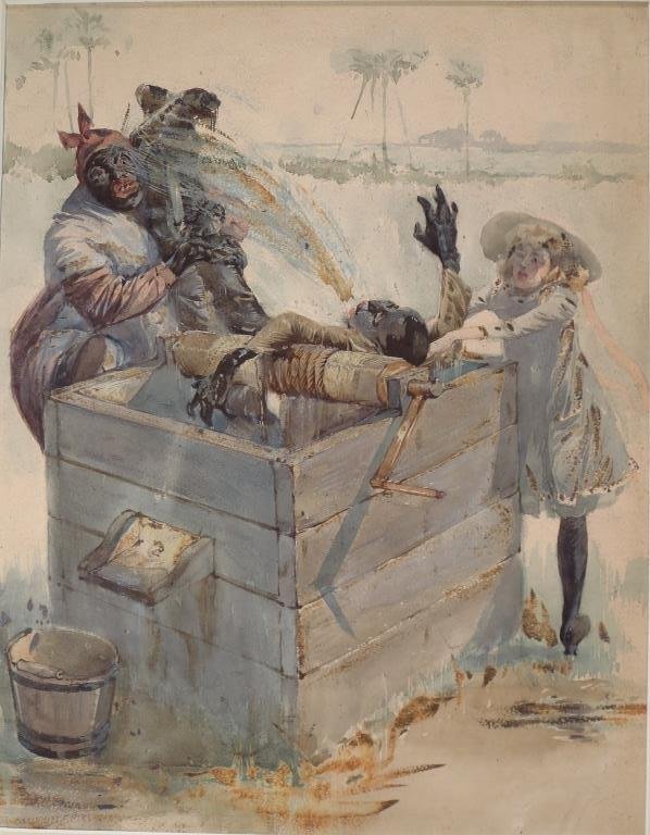 Am., 19th C., Civil War Era Dep of Slavery W/C (1 of 7)