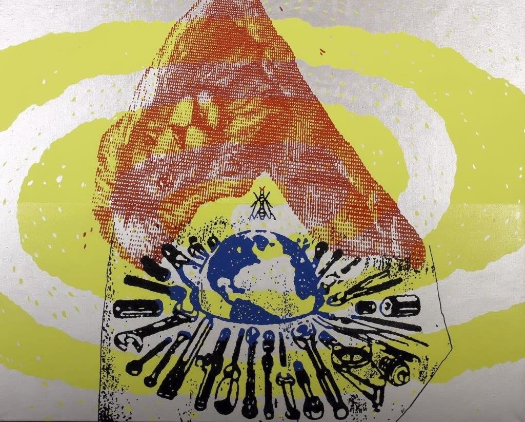 Jiri Georg Dokoupil,Czech, Abstract, mixed media (1 of 7)