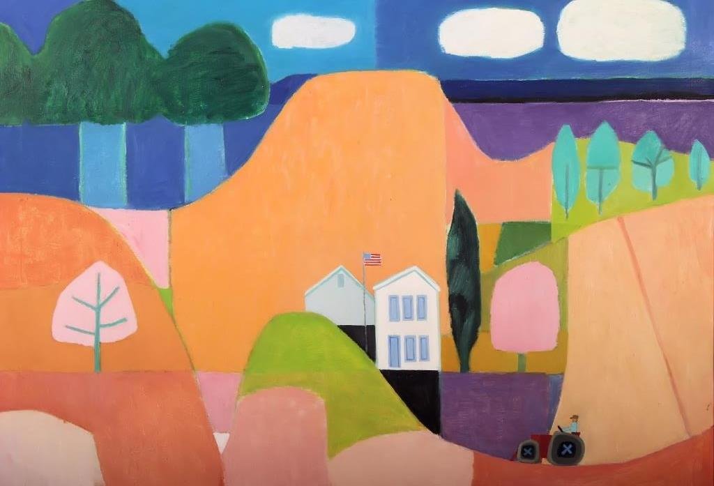 Mary lou Hofsoos, Am., 20th c.., o/c (1 of 6)