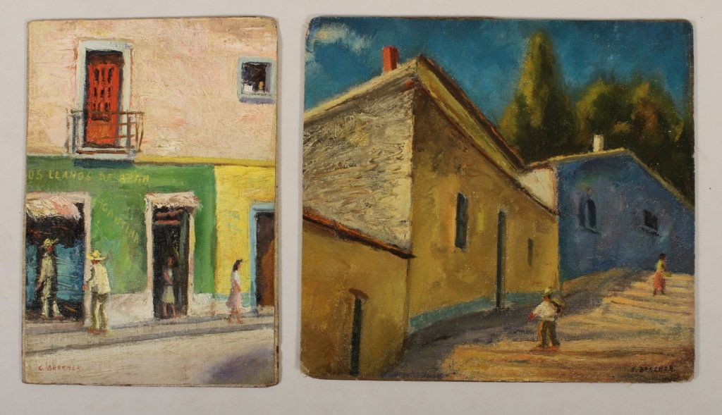 Brecher, Am., 1897-1982, Two Mexican Genre Scenes (1 of 6)