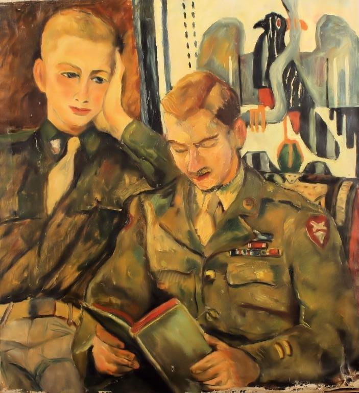 V. Elliot, O/C, American Soldiers (1 of 6)