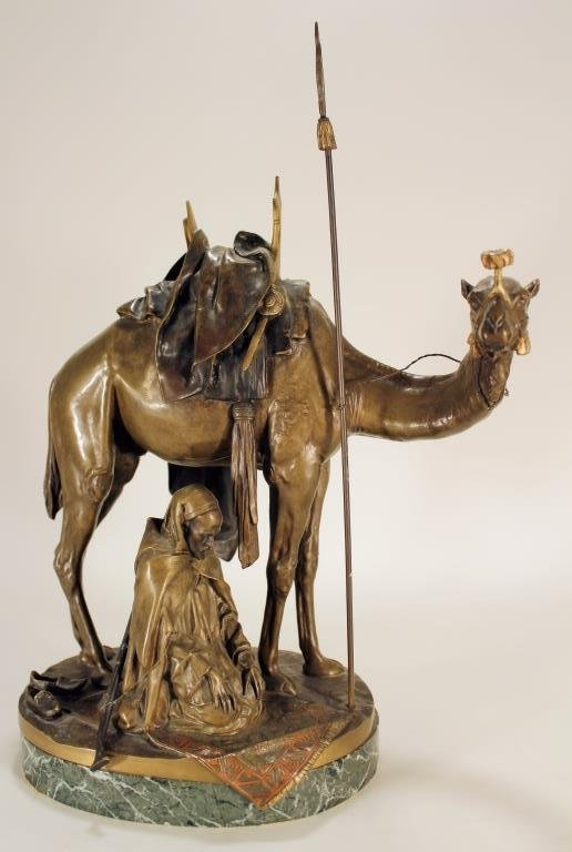 S.M. Wolff. Vienna Bronze  Arab and Camel  . (1 of 8)
