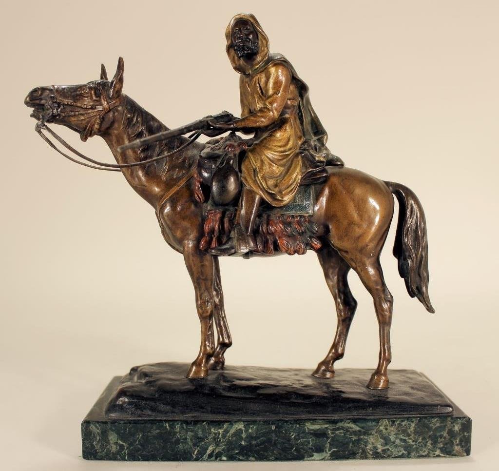 Viennese Bronze of an Arab on Horseback (1 of 4)