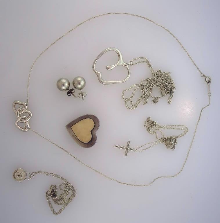 6 Pcs Tiffany & Co. Sterling Silver/Gold Jewelry (1 of 7)