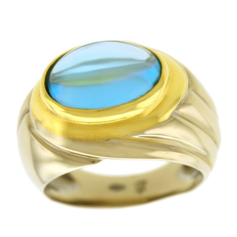 Tannler of Zurich 3.50ct Aquamarine Ring 18k (1 of 5)