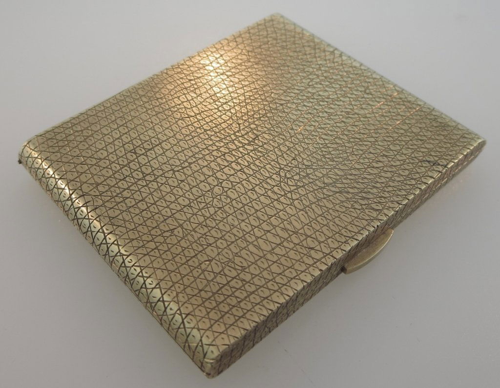 9K Gold Compact English 20thc (1 of 6)