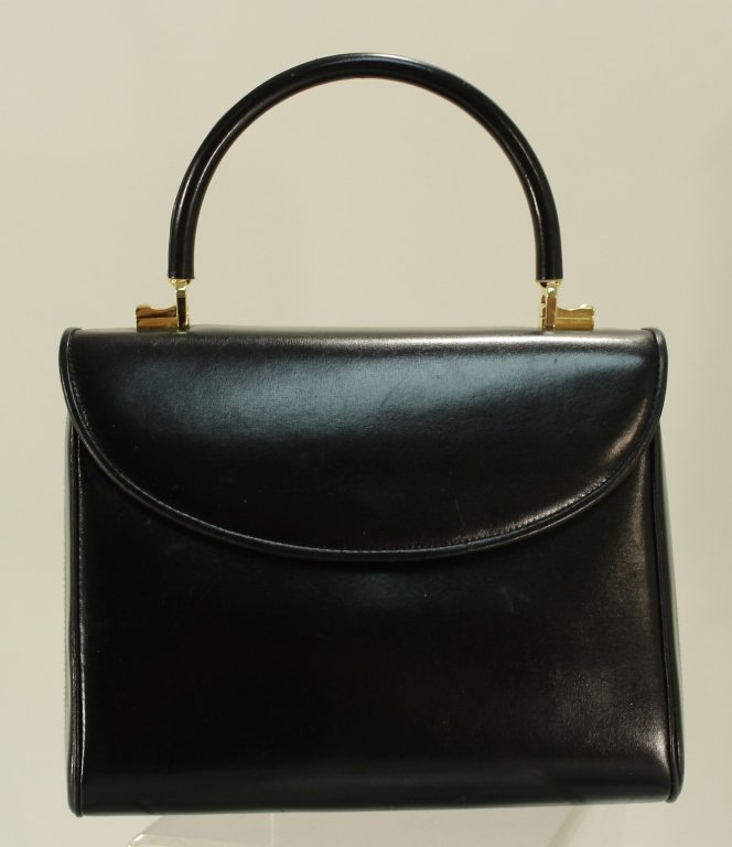 Judith Leiber Leather Kelly Handbag (1 of 5)