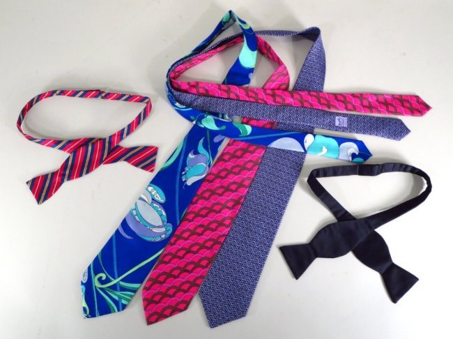 Designer Ties: Hermes, Pucci etc. (1 of 6)
