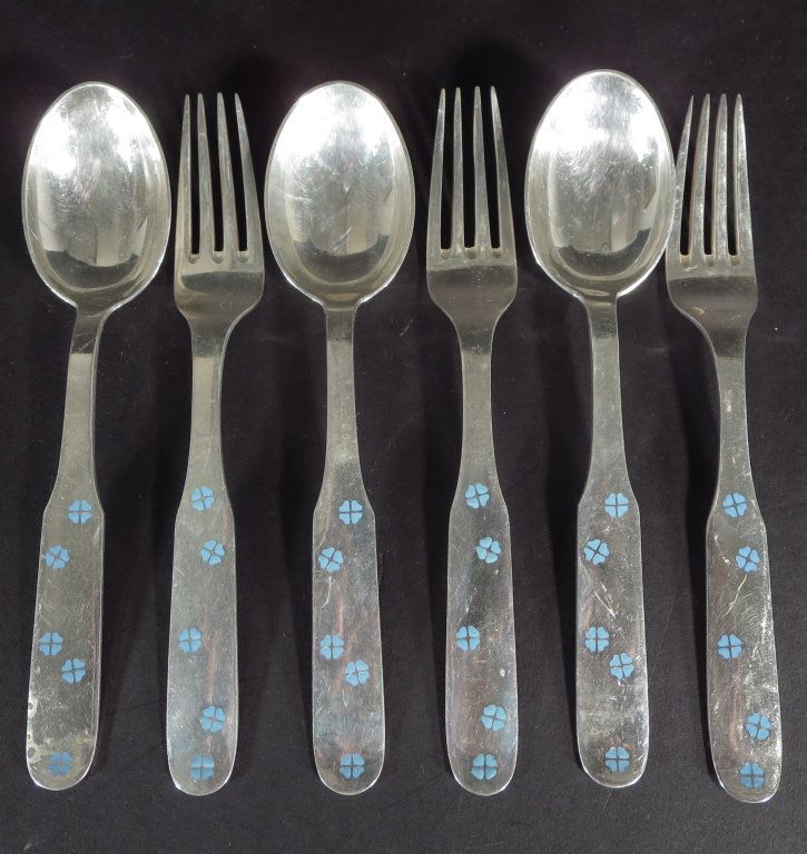 12 Pcs of Danish & Continental Silver (1 of 7)