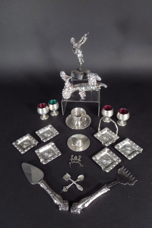 Lot of Sterling Silver and .800 Silver Articles (1 of 6)