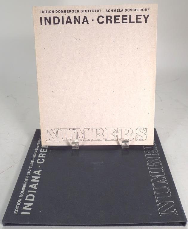 Robert Indiana, Am., Artist signed book: Robert Indiana, Am. b.1928, Artist signed book. "Numbers" published 1968, edition of 2500.(SBAR2319) {PR} Measurements: 10" X 8 3/8" Condition: Good