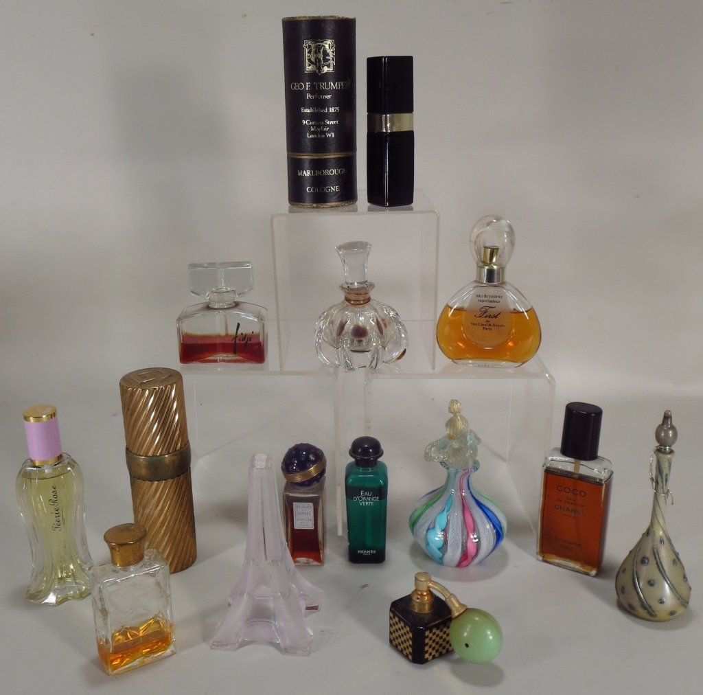 Group of Vintage Perfume Bottles and Atomizers (1 of 3)
