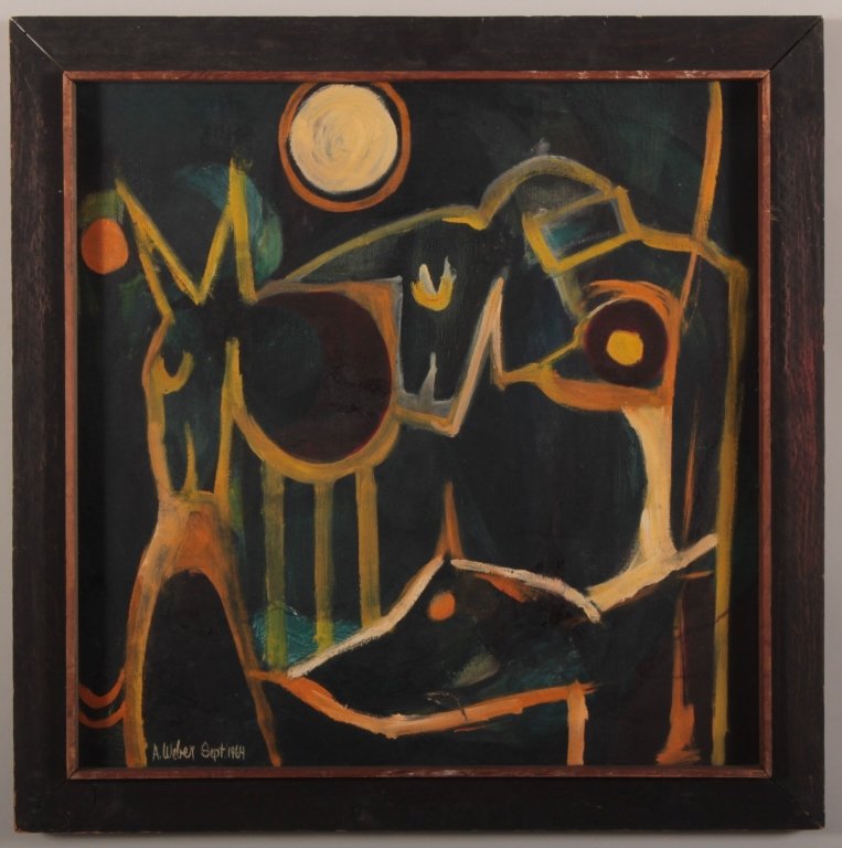 A. Weber, O/C Donkey in Moonlight (1 of 6)