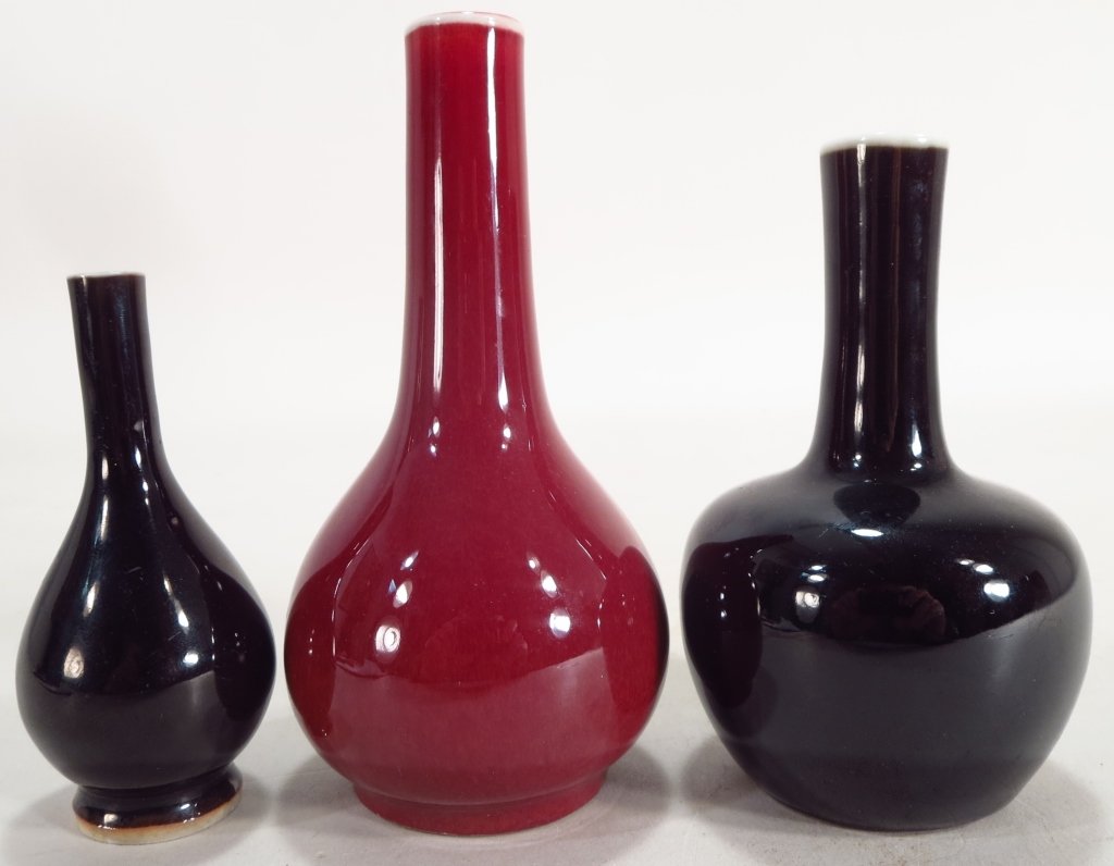 3 Small Chinese Cabinet Vases (1 of 6)
