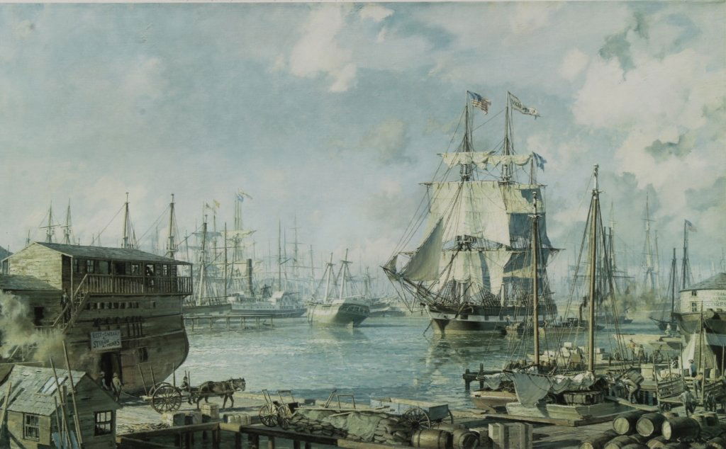 John Stobart Print, San Francisco, 1849, sgd. (1 of 7)