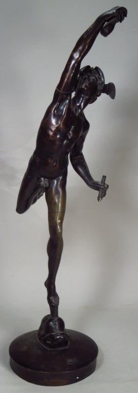 After Giambologna, Bronze Statue of Mercury (1 of 5)