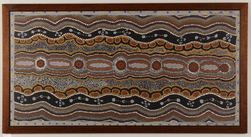 Aboriginal Dot Painting, Probably Malcolm Maloney (1 of 5)