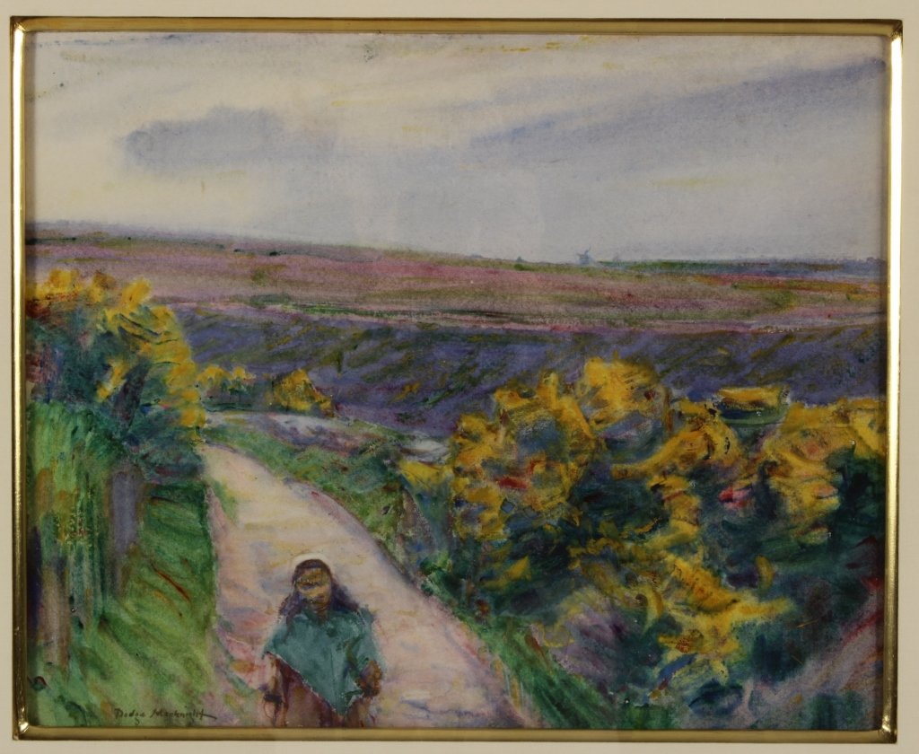Dodge MacKnight, Am., Figure on Path, Pastel (1 of 7)