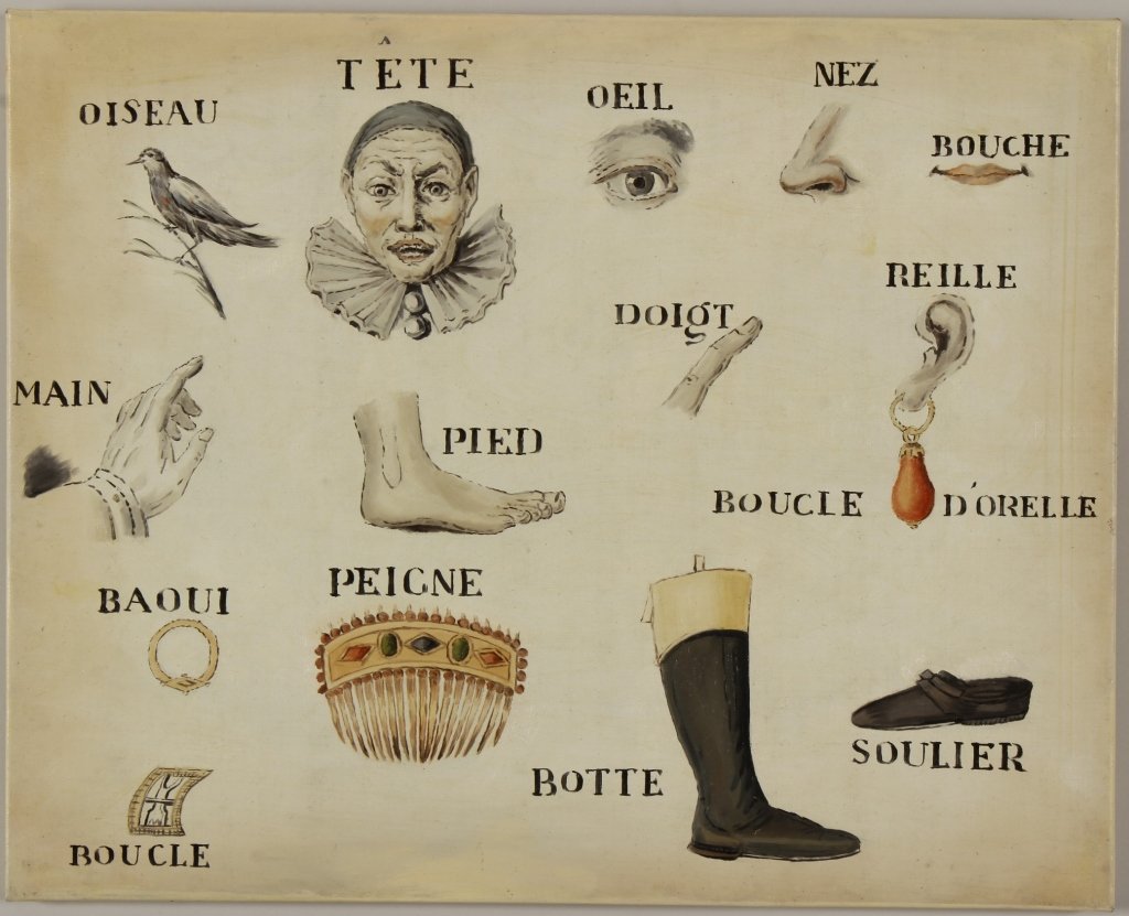 6 o/c Illustrating French Words. (1 of 8)