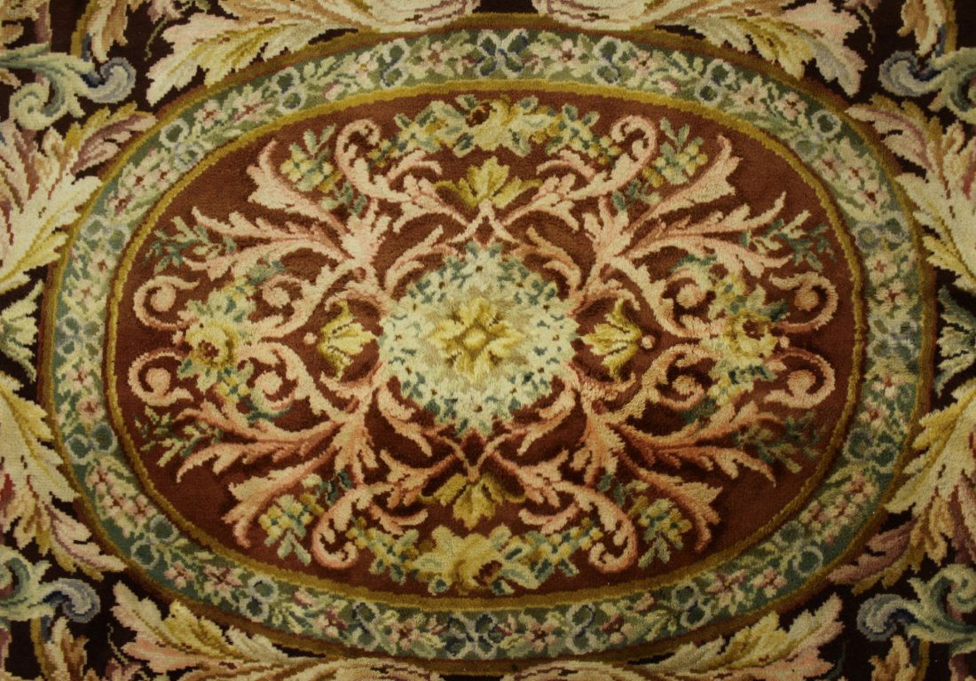 V. Large Savonnerie Carpet, French, c. 1925 (1 of 9)