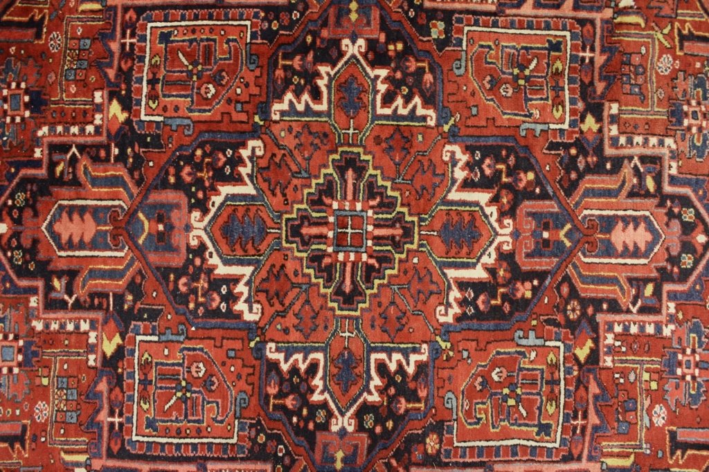 Shiraz Carpet, Red Field, Flowers and Trees (1 of 7)