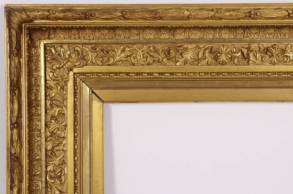 Large Ornate Giltwood Frame, Fleur de Lis Corners (1 of 6)