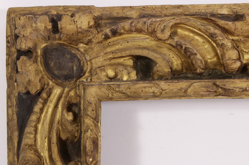 Italian Carved Ebonized & Gilt Frame, 17/18th c. (1 of 8)
