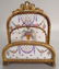 Limoges Ladies Desk Set, Porcelain and Ormolu - 2