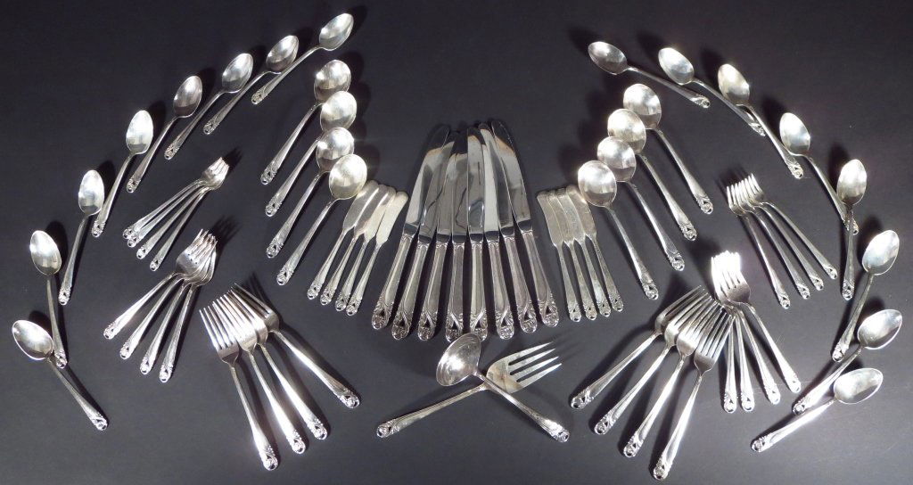 Sterling Silver Service for 8. "Spring Glory" (1 of 7)